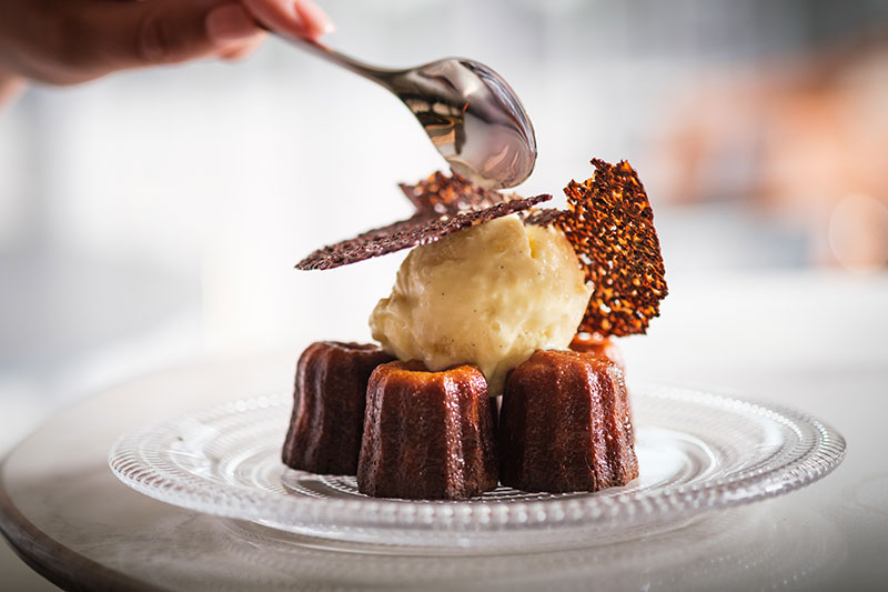 dessert at cavalier san antonio